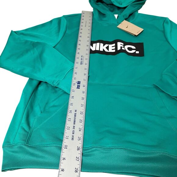 Nike FC Hoodie Mens L Green Dri-Fit Performance Soccer Training Pullover DC9075 - Picture 4 of 11